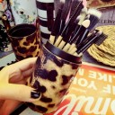 Make-upborstelhoes van leer 7