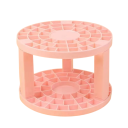 Make-upkwastenstandaard van kunststof, 14 x 10,3 cm, opbergdoos voor lippenstift, cosmetische organizer voor bureau, kaptafel, cosmetische 2