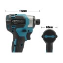 Makita akumulátorová rázová vrtačka 18V, 180 N.m, 3600 ot/min, bezkartáčový motor, kompaktní tělo 115x63 mm, bez baterie a nabíječky 2
