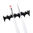 Mäkký silikónový držiak na štetce 8,2 x 2,2 cm Organizér na nehtové štetce, perá a maliarske nástroje Ľahké čistenie Ochrana stola 4