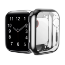 Mäkký škrupinový kryt 44 mm pre Apple Watch Series 4, 5, 6 a SE Ochranný kryt na obrazovku TPU ochrana obrazovky pre chytré hodinky 4