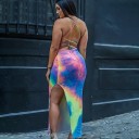 Μακριά πολύχρωμα φορέματα 1