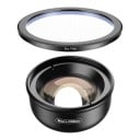 Makro objektív na mobil 100 mm s hviezdicovým filtrom 37 mm a univerzálnym klipom Čierny Pre detailné fotky šperkov svetiel i prírody 1