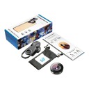 Makroobjektiv für Mobilgeräte 100 mm mit universellem Clip Arbeitsabstand 40–70 mm Schwarz Für detailreiche Fotos von Blumen, Insekten 4