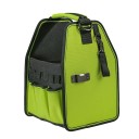 Mala aberta para ferramentas 34 x 22 x 20 cm À prova de água com fundo reforçado 23 bolsos Correia ajustável Organizador 8