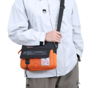 Mala crossbody unisex 26×18×9 cm Mala de nylon casual a tiracolo Mala colorida para homens e mulheres Mala de viagem em poliéster 2