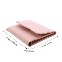 Mała damska portmonetka 11,5 x 9 x 1,5 cm Zapięcie na klamrę Sztuczna skóra Wiele kolorów Kompaktowe rozwiązanie do codziennego 5