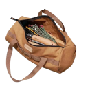 Mala de camping multifuncional 15x35 cm Saco portátil para equipamento Cor neutra Saco exterior para equipamento Camping Caminhada Armazenamento prático 6