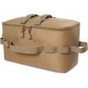 Mala de campismo multifuncional 19x34x17 cm Saco neutro para ferramentas Fecho com zíper Mala portátil para ferramentas Campismo 7