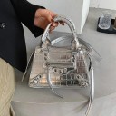 Mala de couro feminina M1132 5