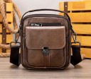 Mala de couro masculina a tiracolo T338 1