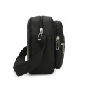 Mala de homem a tiracolo com grande capacidade Mochila impermeável em nylon Mochila de trabalho resistente com múltiplos compartimentos 7