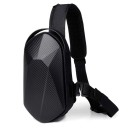 Mala de homem a tiracolo com porta USB T393 9