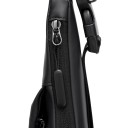 Mala de Ombro Masculina Casual de Grande Capacidade Resistente Mala Multifuncional para Uso Diário Resistente a Arranhões Estilo Neutro 3