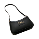 Mala de Senhora com Laço 24 x 5 x 28,5 cm Mala crossbody elegante em couro sintético com forro em poliéster para uso diário 3