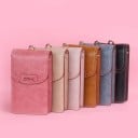 Mala de senhora crossbody com aba Alça larga com padrão geométrico Alça para a mão Superfície mate de pele PU Dimensões 20 x 11 x 5 cm 7