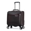 Mala de viagem com quatro rodas duplas Mala com punho retrátil e alça superior Para viagens de negócios e fins de semana Dimensões 41 x 39 x 22 cm 3