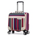 Mala de viagem com quatro rodas duplas Mala com punho retrátil e alça superior Para viagens de negócios e fins de semana Dimensões 41 x 39 x 22 cm 7