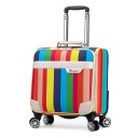 Mala de viagem com quatro rodas duplas Mala com punho retrátil e alça superior Para viagens de negócios e fins de semana Dimensões 41 x 39 x 22 cm 13