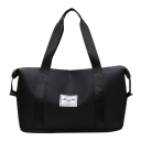 Mala de viagem desportiva feminina em nylon resistente com alça de ombro, pega de mão e sistema de fixação à pega da mala 5