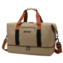 Mala de viagem desportiva feminina Oxford 48 x 28 x 24 cm Bolsa impermeável Alça de ombro Alças de mão Correias para ioga Pega de mala 12