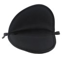 Mala discreta preta para arma Saco de segurança com aparência discreta Estojo resistente para pistola Transporte oculto de arma Saco com bolsos e fecho 3