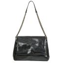 Mala grande para senhora 32 x 12 x 23 cm Couro sintético e poliéster Alça metálica Mala espaçosa e elegante para o dia a dia 1