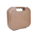Mala para pistola com enchimento em esponja 270×230×60 mm caixa de proteção em ABS e PP para armazenamento e transporte seguro da arma 3