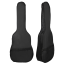 Mala preta portátil para guitarra acústica clássica 106×42×16×12 cm Saco macio com alça de ombro Proteção do instrumento em viagem 4
