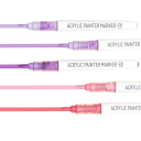 Malířské popisovače 9 ks akrylové fixy na malování na kámen sklo boty knihy a DIY řemesla dárek pro děti i dospělé tvůrce 2