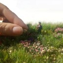 Mallinnus sora 50 g Karkeus 0,6–1,2 cm Koristekivet rautateille dioraamaan miniatyyrimaisemaan ja maaston muokkaukseen 4