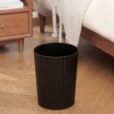 Malý odpadkový koš 14,7 x 14,8 cm kulatý plastový kompaktní do koupelny kanceláře ložnice na stůl i do domácnosti 4