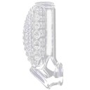 Manchon en silicone pour pénis avec des bulles de massage et un relief avec une prise intégrée pour les testicules de style anneau de constriction Emballage discret 5