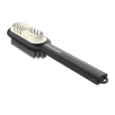 Mânere lungă pentru curățarea încălțămintei cu două fețe 19 x 3,6 x 4 cm Parte din cauciuc și parte din peri Perie multifuncțională pentru încălțăminte din plastic ABS rezistent 3