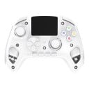 Manette de jeu 15,5 x 10,9 x 6,3 cm avec gâchettes à effet Hall avec Bluetooth et récepteur 2,4 GHz ainsi qu'un câble pour PC Android iOS 12