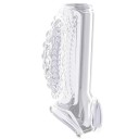 Manga de silicone para pénis com superfície texturizada em estilo de dorso de crocodilo e pega para os testículos em estilo de anel de constrição 1