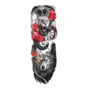 Manga de tatuagem temporária animais 4