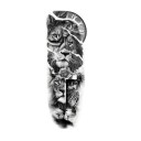 Manica tatuaggio temporaneo animali 19