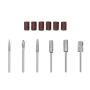 Manicure sæt med LED lampe Boremaskine til negle Værktøjer til neglepleje Neglefilere Poleringsblok Arbejdsværktøjer til manicure 6