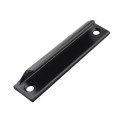 Manija de aluminio para puertas y ventanas 90 x 30 mm con agarre negro y 2 orificios para puertas de balcón, portones, puertas correderas 5