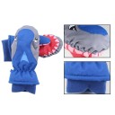 Manoplas de invierno para niños con tiburón 2