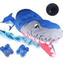 Manoplas de invierno para niños con tiburón 4