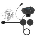 Manos libres inalámbricos para casco de motocicleta para telefonar con micrófono y dos altavoces. Modo de espera de 120 horas. Alcance de 10 m. 1