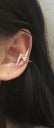 Manșetă decorativă pentru ureche pentru femei ear cuff Formă deschisă pentru a fi purtată pe marginea pavilionului urechii Metal bijuterie 35