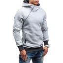 Manteau à capuche stylé pour homme avec une fermeture éclair intéressante J946 10