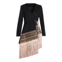 Manteau asymétrique femme P1911 3