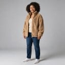 Manteau d'hiver chaud pour femmes avec zip, col montant et cordon de serrage en peluche, coupe ample avec poches pour l'hiver 8