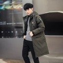 Manteau d'hiver long pour homme F1239 8