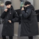 Manteau d'hiver long pour homme F1239 4