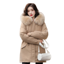 Manteau d'hiver pour femmes avec capuche en fourrure 5